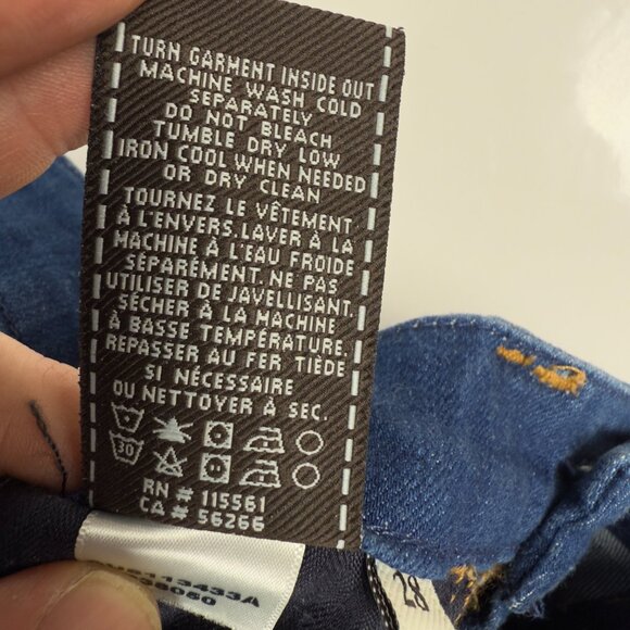 7 FOR ALL MANKIND  Mid-Rise Skinny Jeans Brown Faux-Leather Tuxedo Stripe Sz 28 - Picture 6 of 10